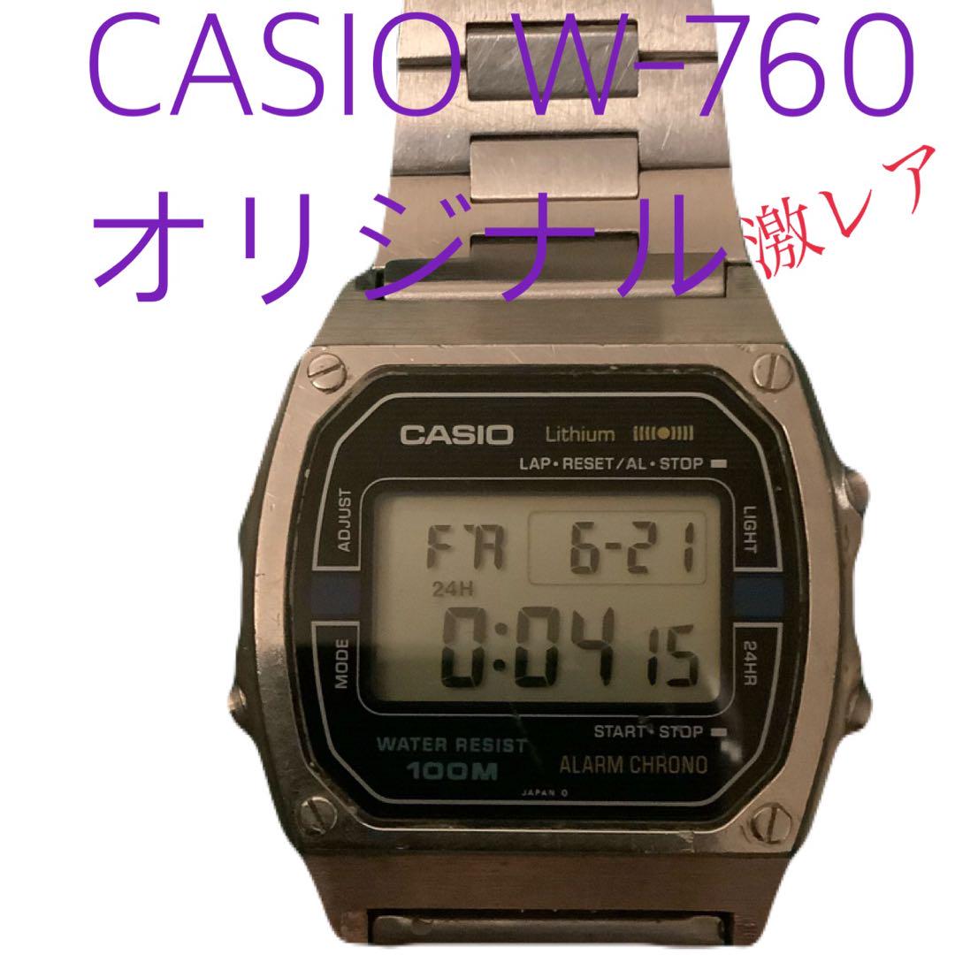 CASIO 548 W-760 カシオ VINTAGE CASIO 548 W-760 CHRONOGRAPH DIGITAL WATCH S - RARE