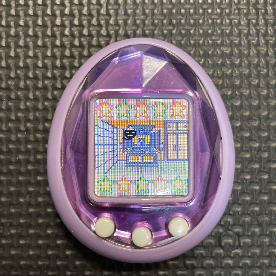 Bandai egg-shaped toy purple Tamagotchi ID | eBay